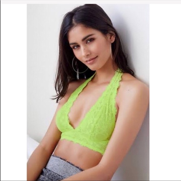 Free People Other - *3/$30 Free people Galloon lace halter bralette